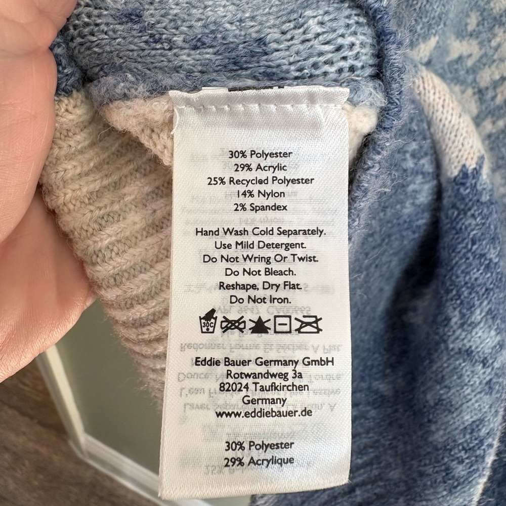 NWT Cozy Eddie Bauer Sweater - Picture 5 of 5
